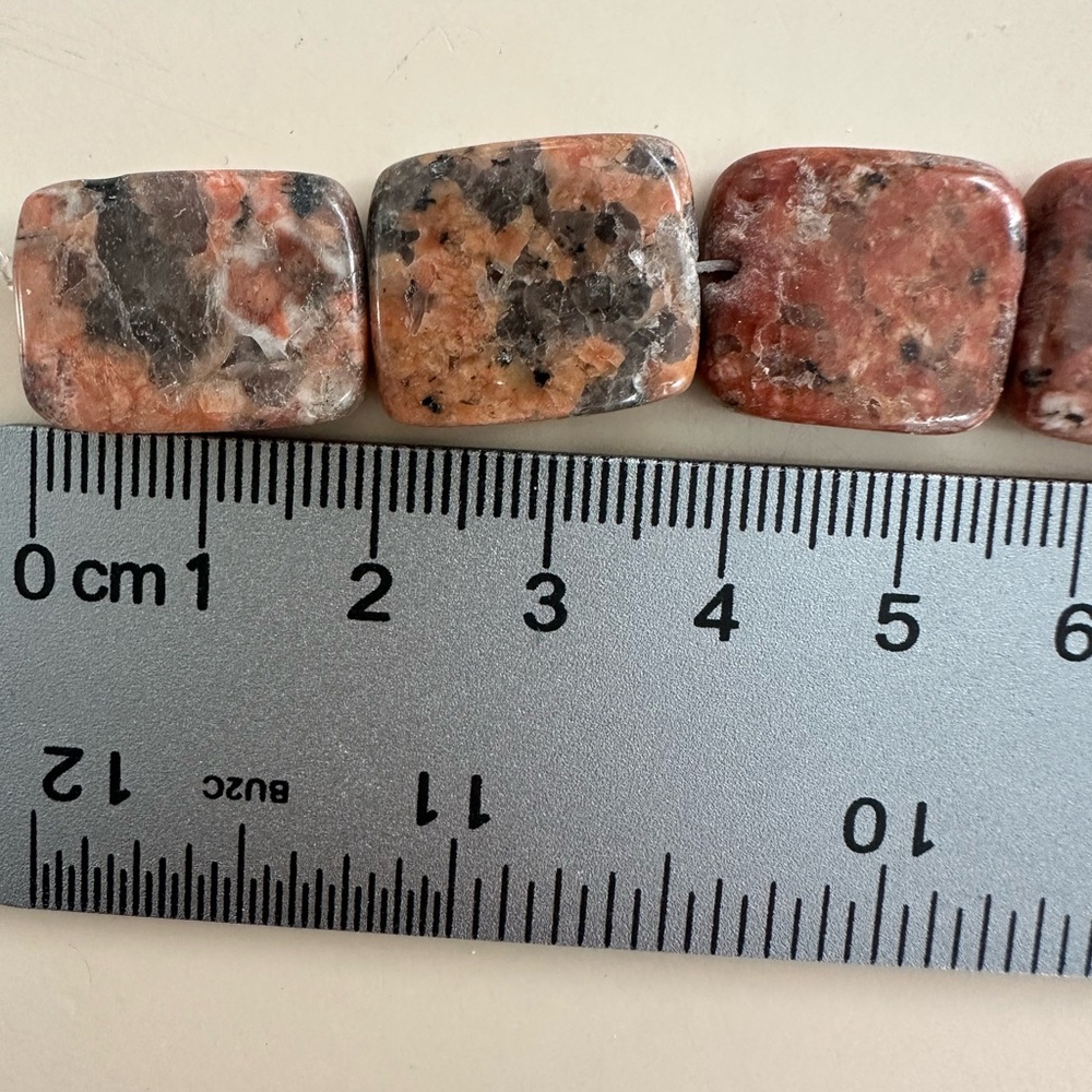 Natural Jasper & Stone Bead Strand Lot – 6 Strands – 15” Each - Picture 7 of 9